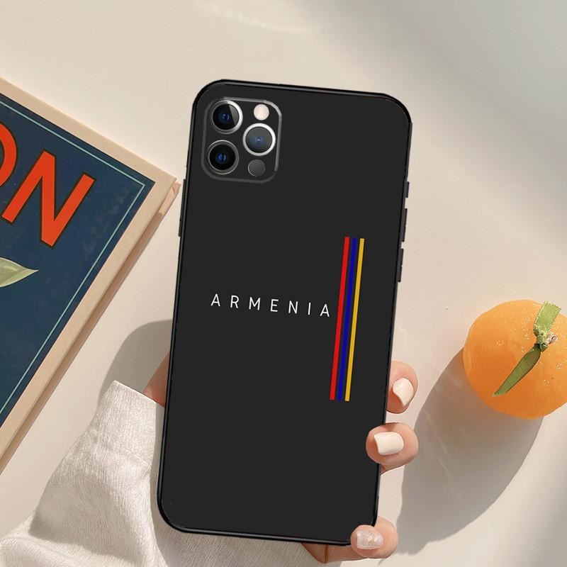 Personalized And Minimalist Armenian Flag Phone Case