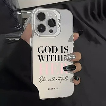 Alphabet European And American Trendy Color Silver Phone Case