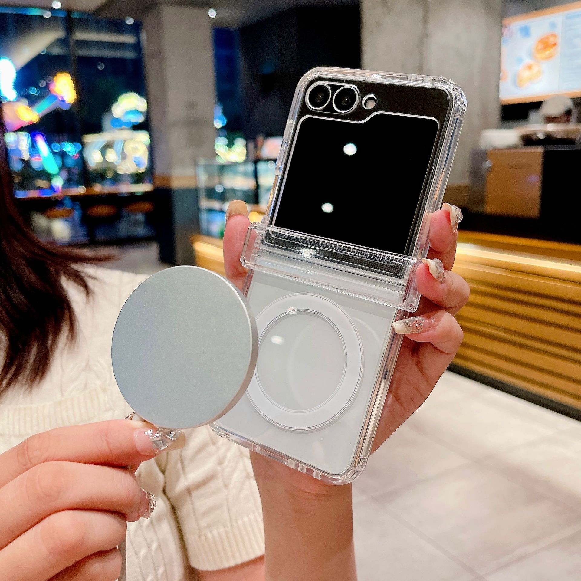 Anti-fall Magnetic Flip Cover Phone Case