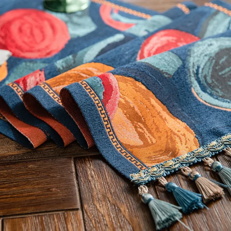 Vintage Woven Tablecloth