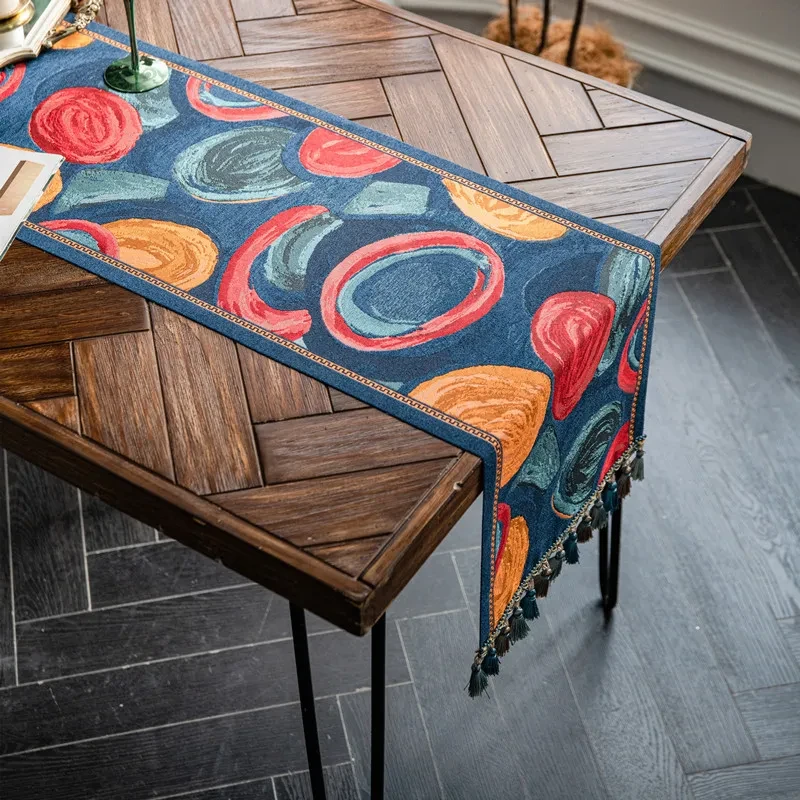 Vintage Woven Tablecloth