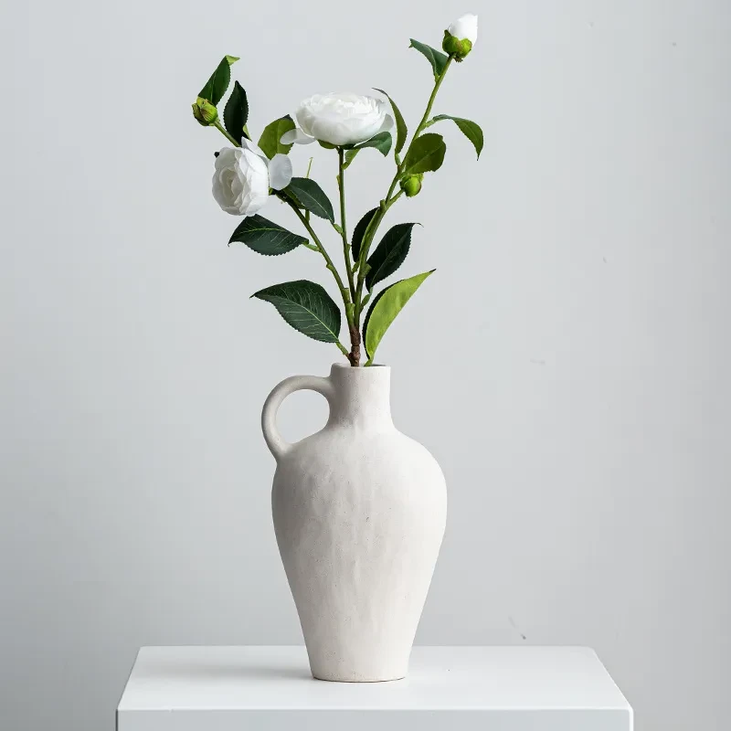 vintage white vase