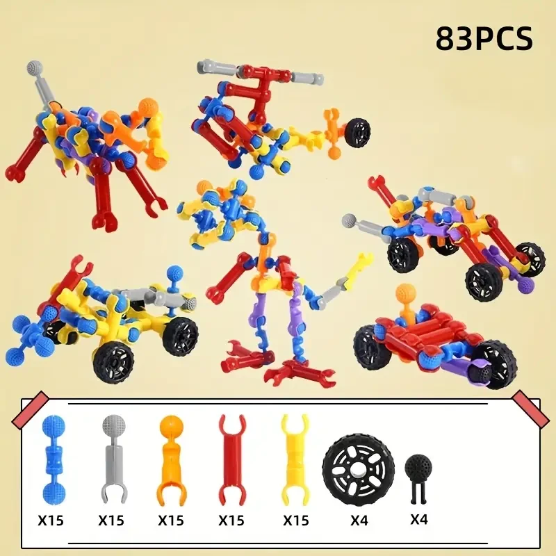 83pcs STEM Building Toy Set
