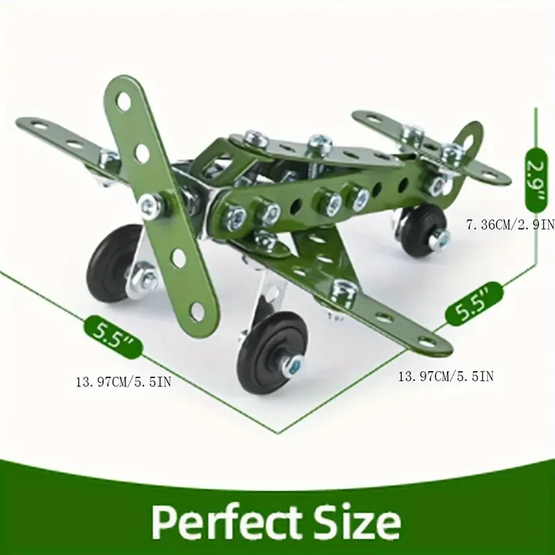 166pcs DIY Military Model Kit