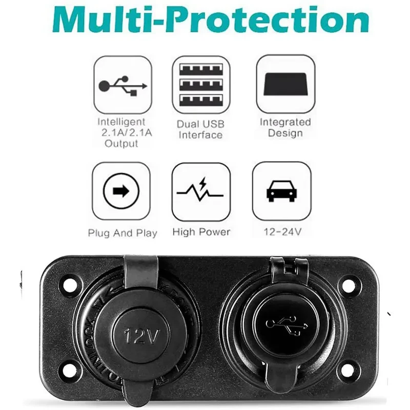 12V Socket Extension Lead