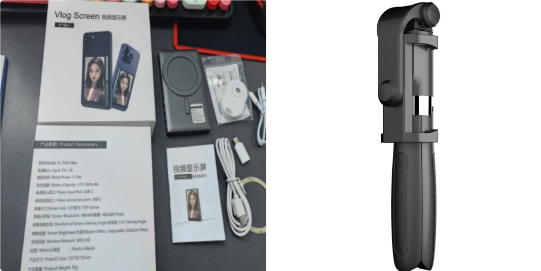 Mobile Phone Rear Selfie HDMI Same Screen Device