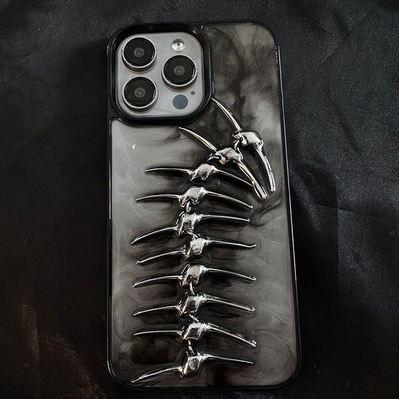 Blooming Fishbone Applicable To IPhone15promax Phone Case