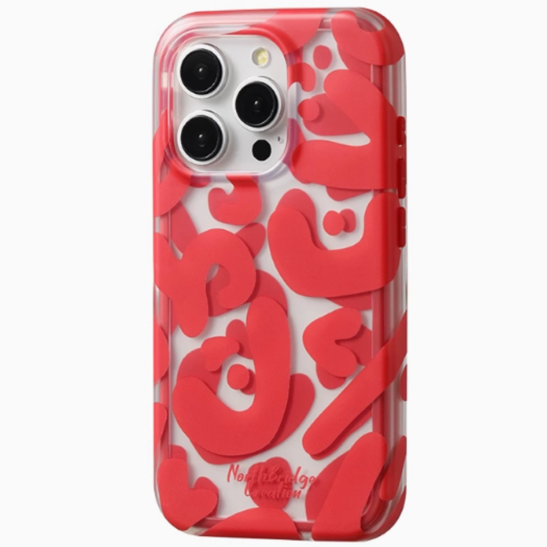 Yellow Graffiti All Inclusive 2-in-1 Frosted Phone Case