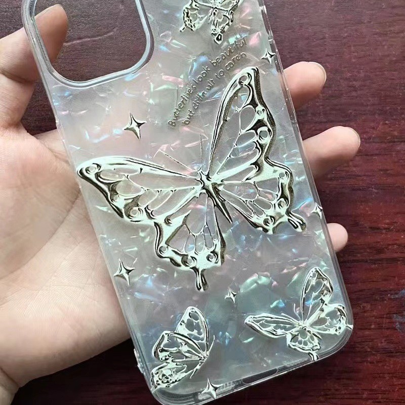 Fashion Personality Butterfly English Phone Case