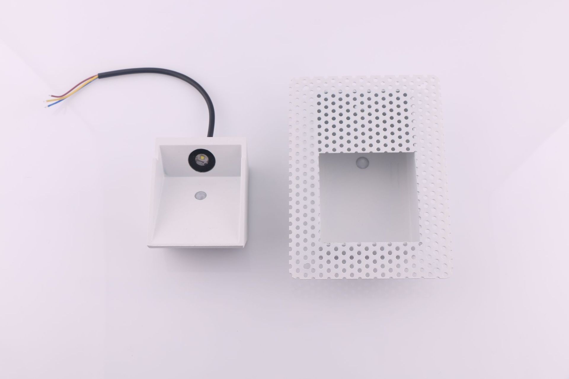 Frameless Waterproof Magnetic Long Square Stair Aisle Intelligent Induction Wall Lamp