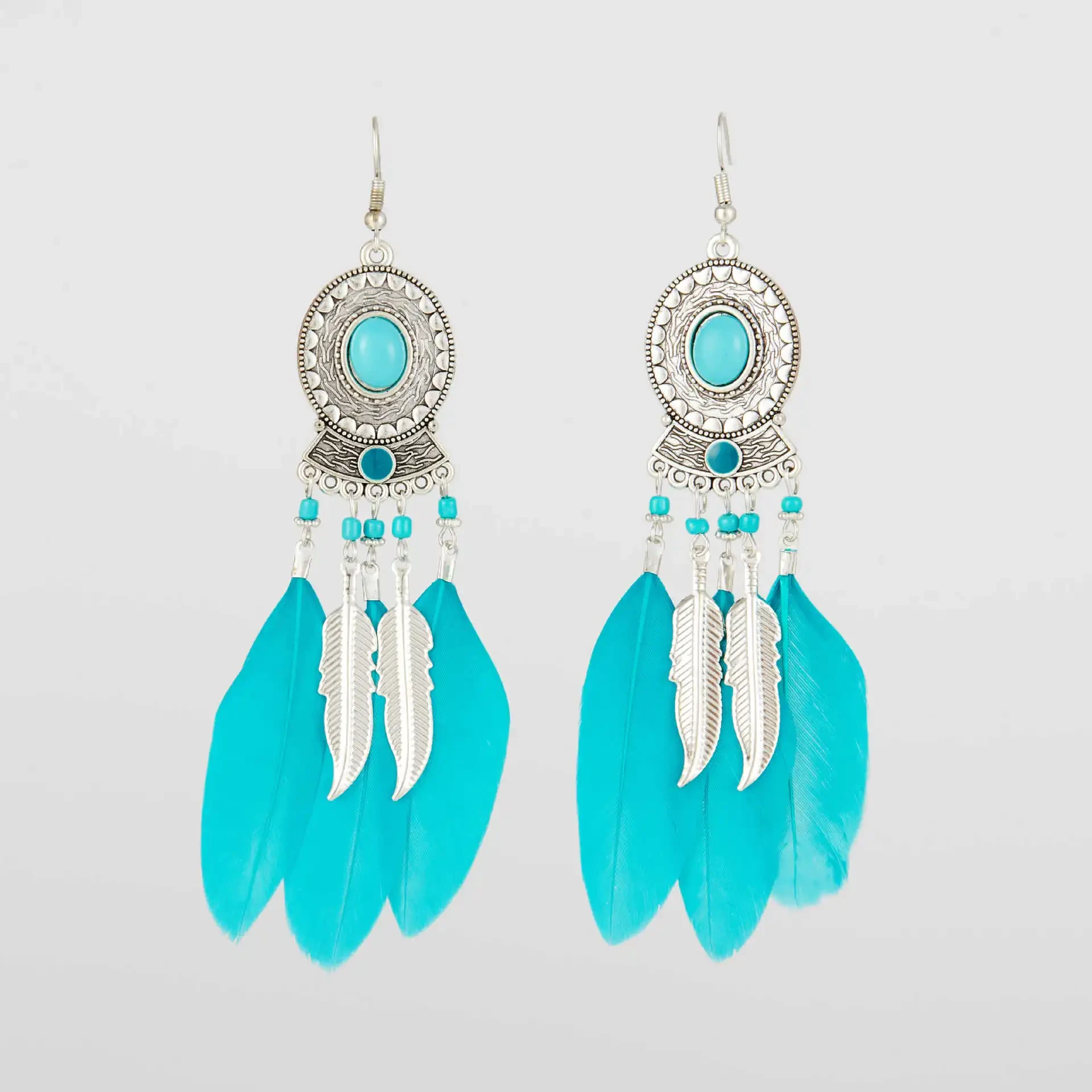 Women's Fashion Acrylic Feather Earrings