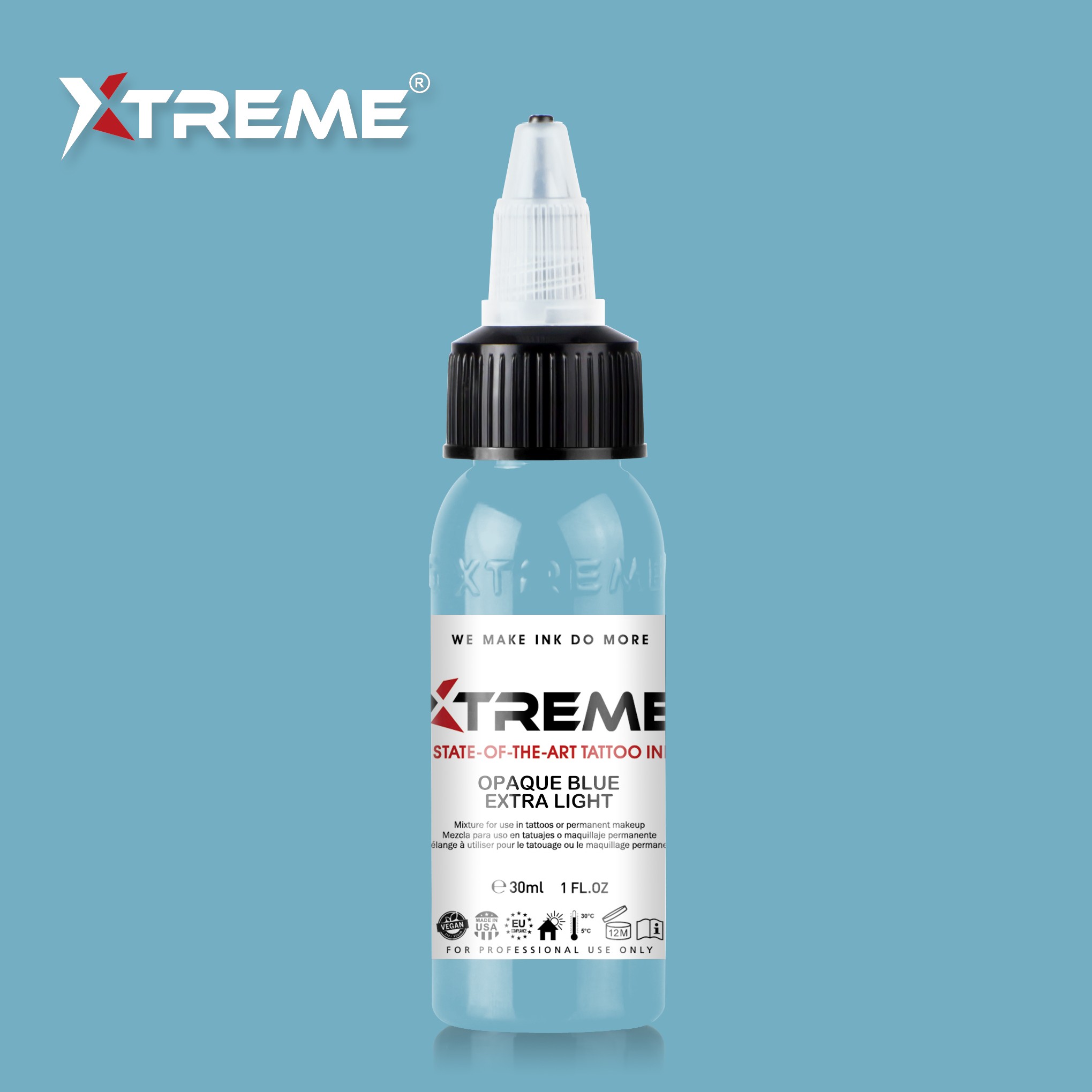 Opaque Blue Extra Light  Xtreme Ink