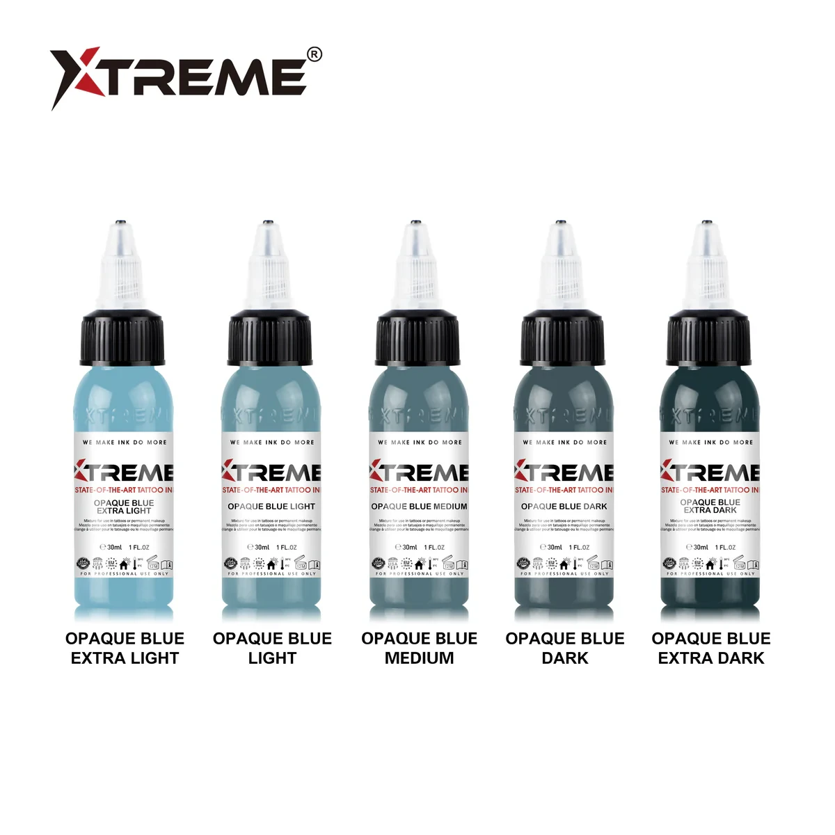 Opaque Blue Set  Xtreme Ink