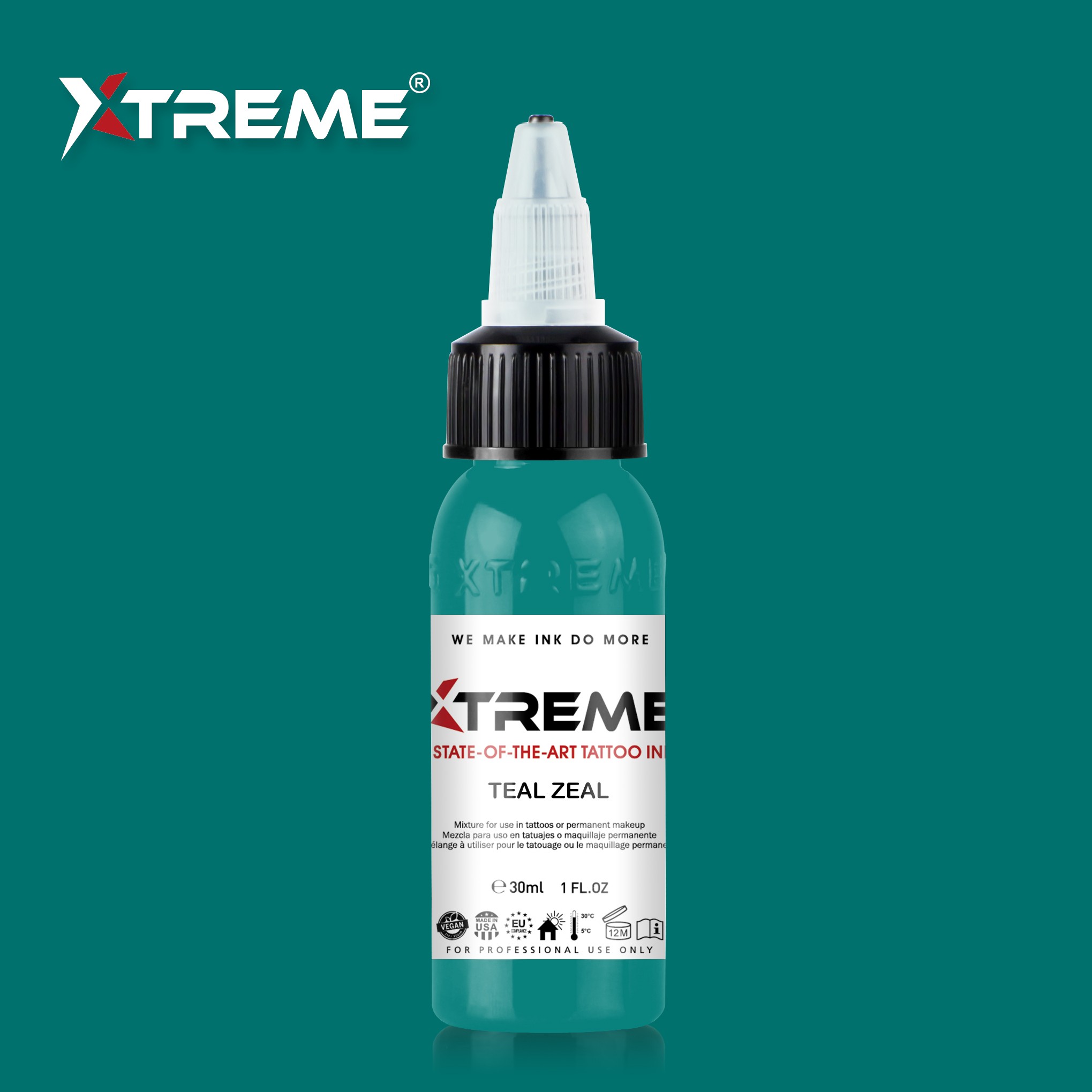 Teal Zeal  Xtreme Ink