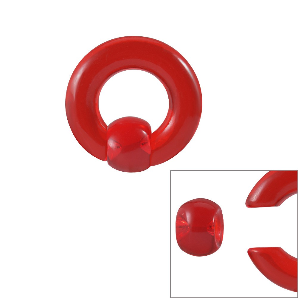 Big Size 11 Color Acrylic Bcr Card Ball Earrings