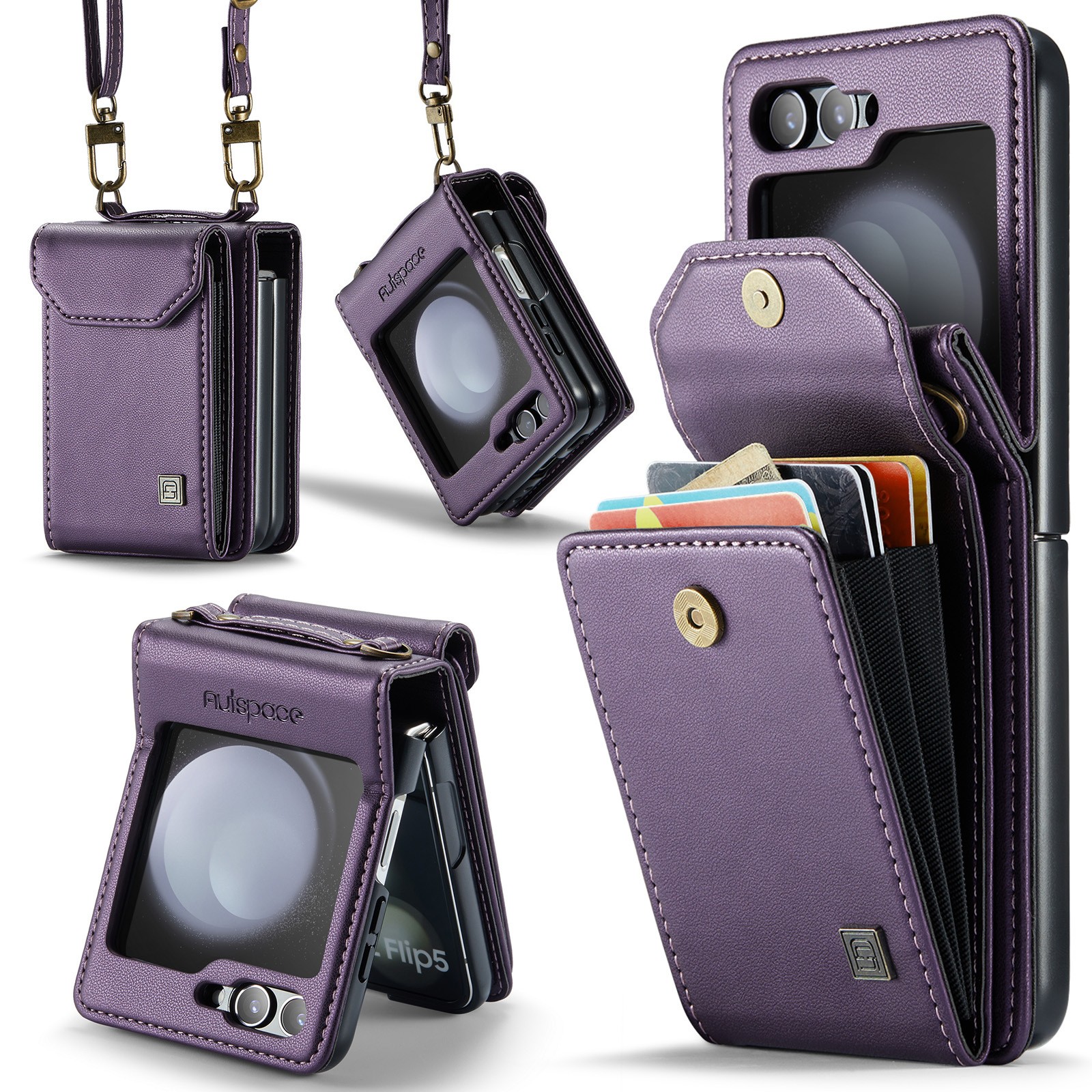 Folding Three-in-one Protective Leather Case