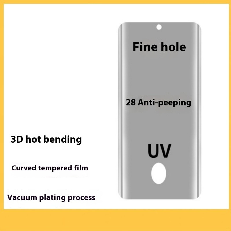 HD Tempered Film V40 Full Glue Hot Bending Electroplating UV Protective Film