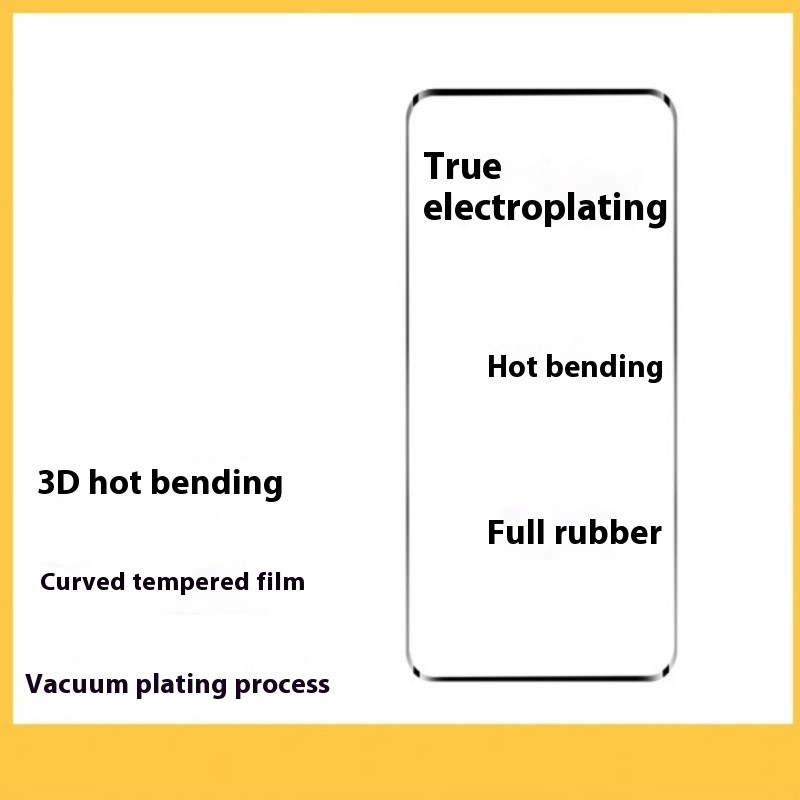 HD Tempered Film V40 Full Glue Hot Bending Electroplating UV Protective Film