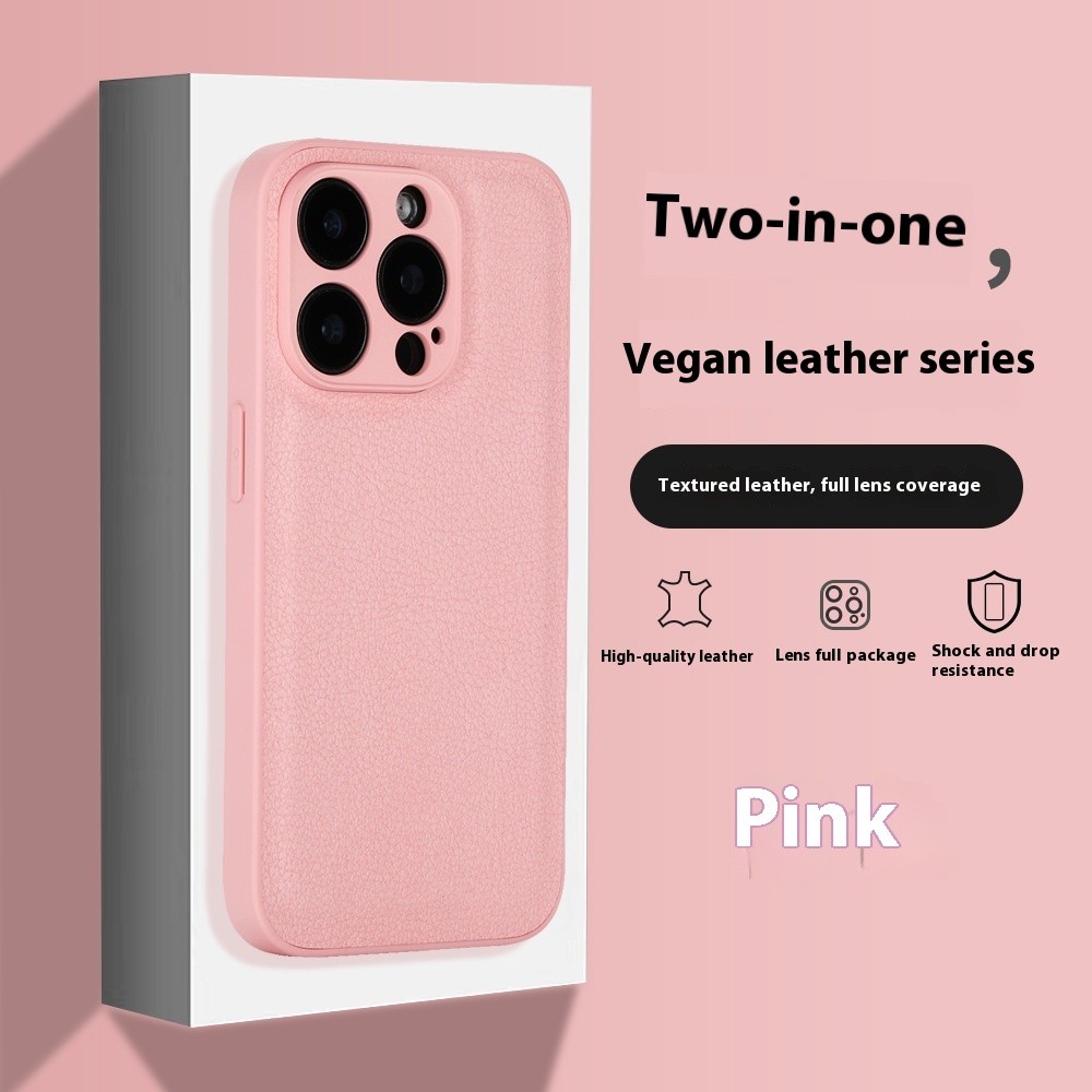 Suitable For 16pm Lychee Pattern Phone Case Niche Advanced Sense