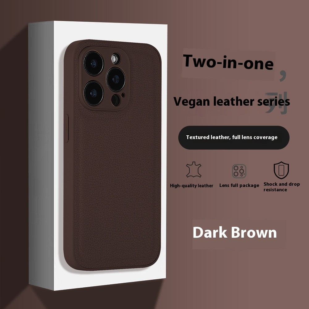 Suitable For 16pm Lychee Pattern Phone Case Niche Advanced Sense