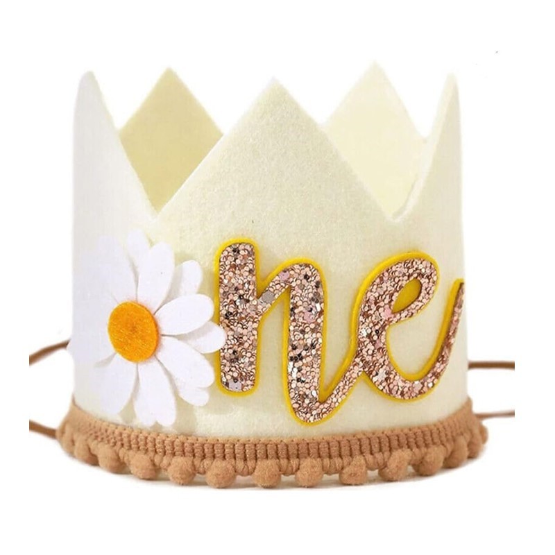 Children's Birthday Little Daisy Crown Decoration Birthday Border Crown Hat