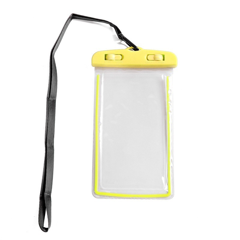 Luminous Mobile Phone Bag Sealed Transparent Beach Swimming Cellphone Waterproof Cover