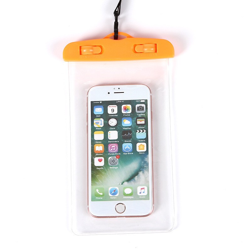 Luminous Mobile Phone Bag Sealed Transparent Beach Swimming Cellphone Waterproof Cover