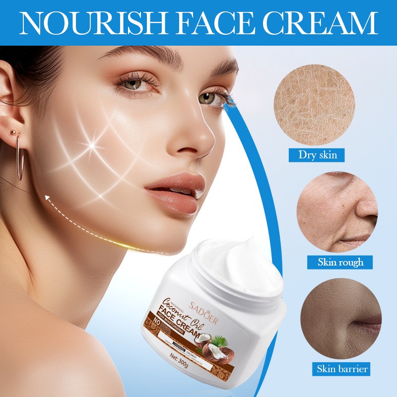 Full English Coconut Oil Nourishing Moisturizing Facial Cream
