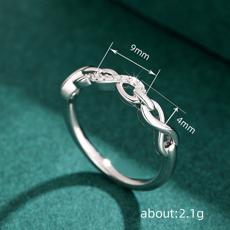 Fashion Personality Female Simple Twist Ring