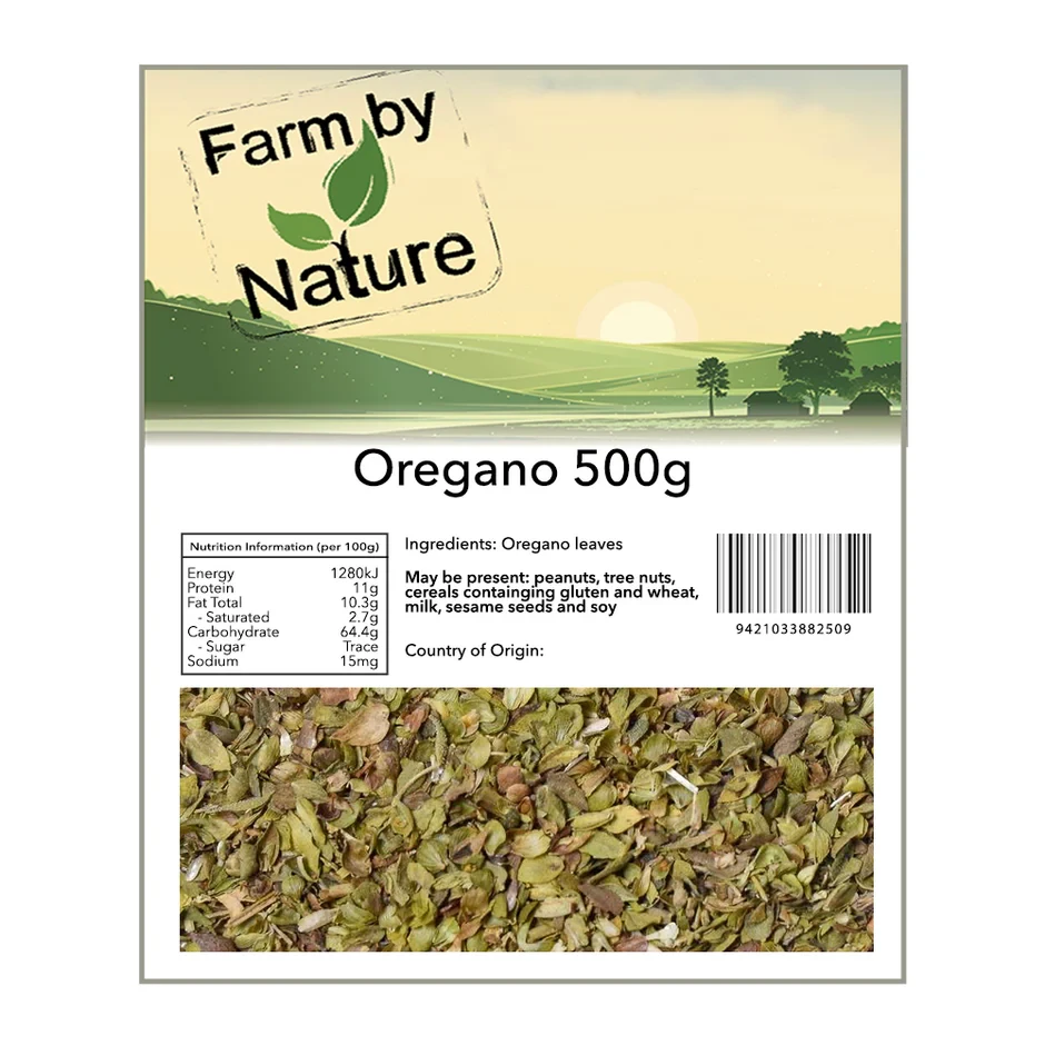FARM BY NATURE  Oregano Rubbed 500g