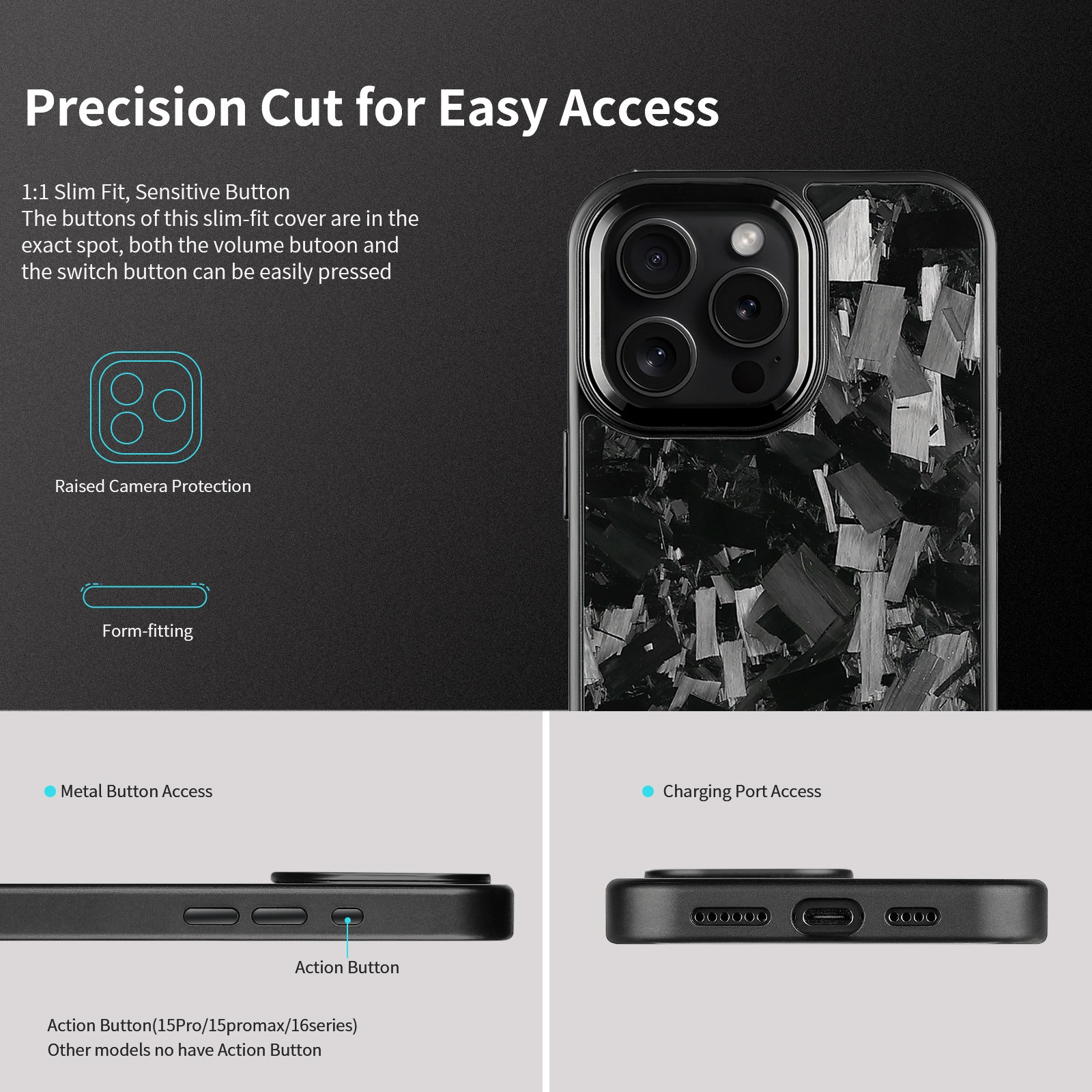 Metal Frame Forged Pattern Mobile Phone Protective Shell