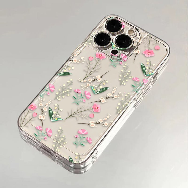 Small Floral Simple Silicone Phone Case