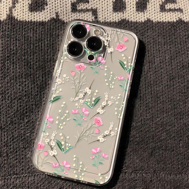 Small Floral Simple Silicone Phone Case