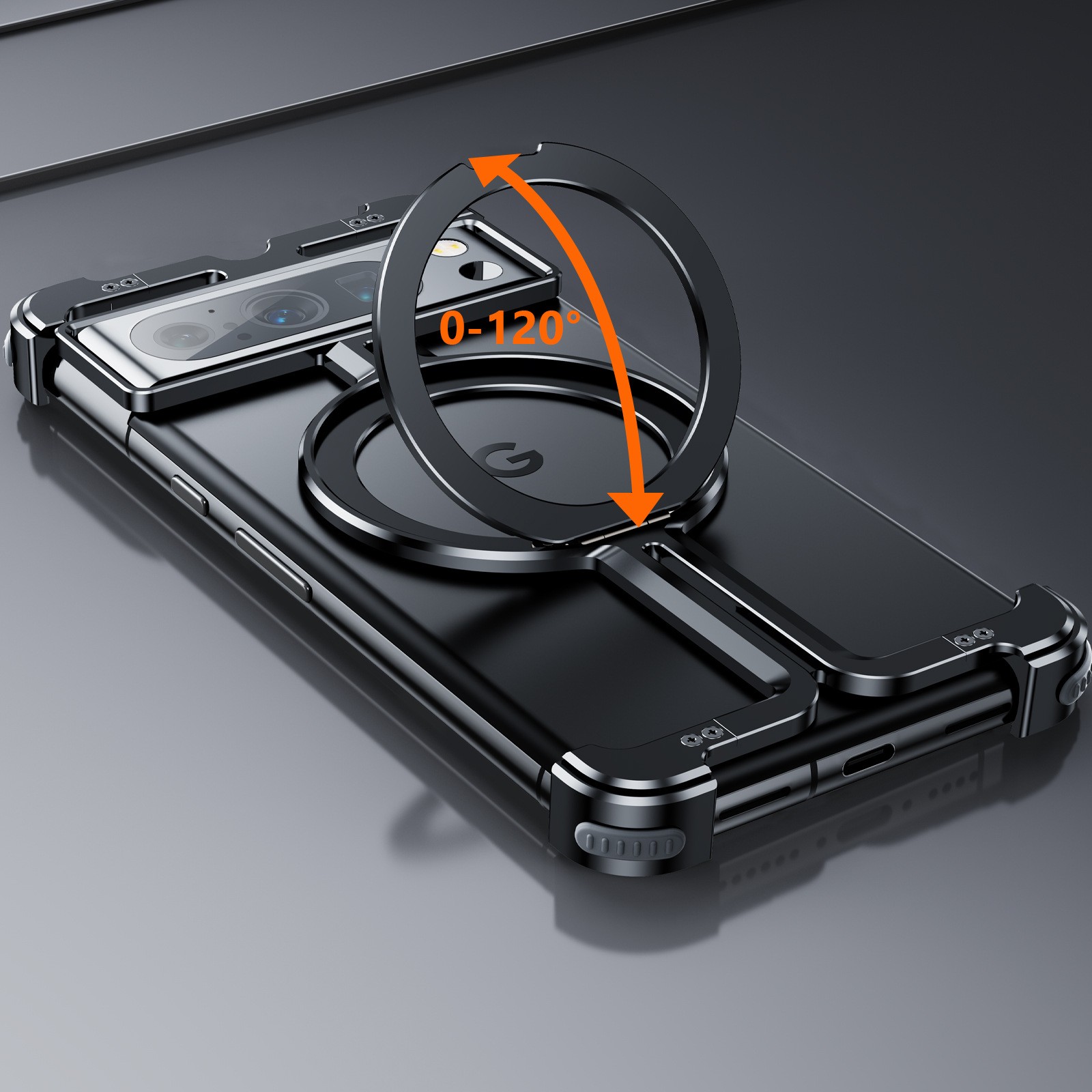 Phone Case Metal Magnetic Bracket Pixel9pro Fold Shell