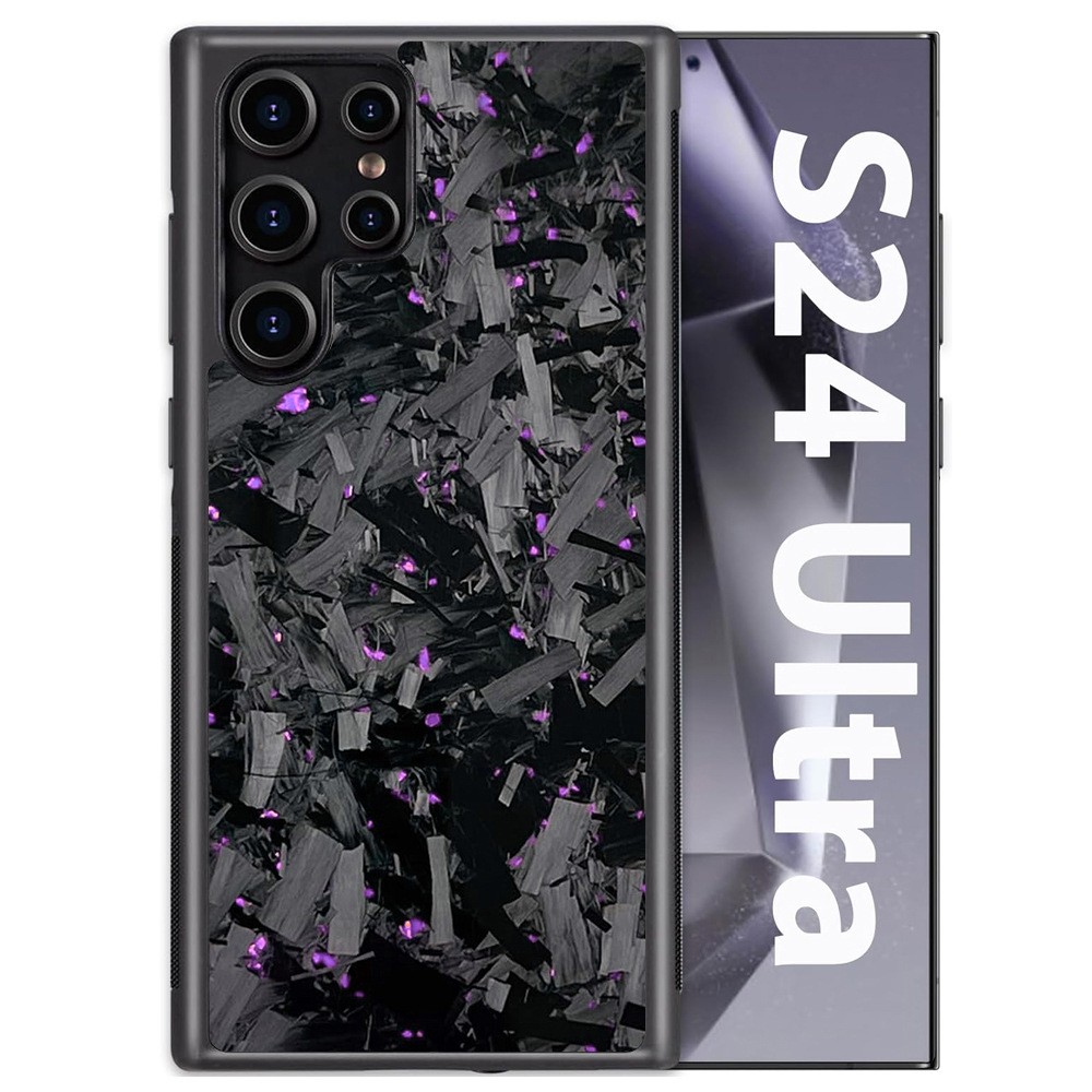 Magnetic Forged Carbon Fiber Shell Phone Case Protective Sleeve