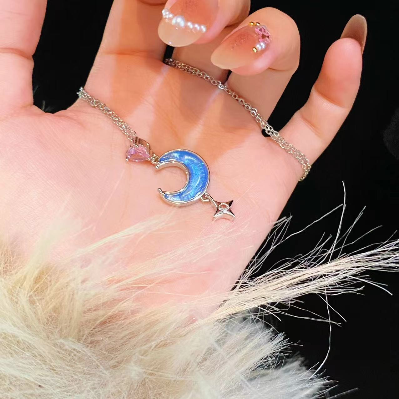 Star And Moon Pendant Light Luxury Minority Design