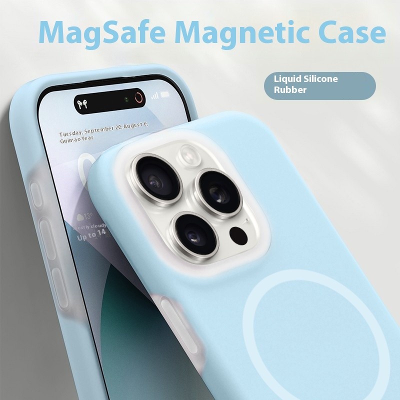 Jelly Liquid Magnetic Silica Gel Phone Case