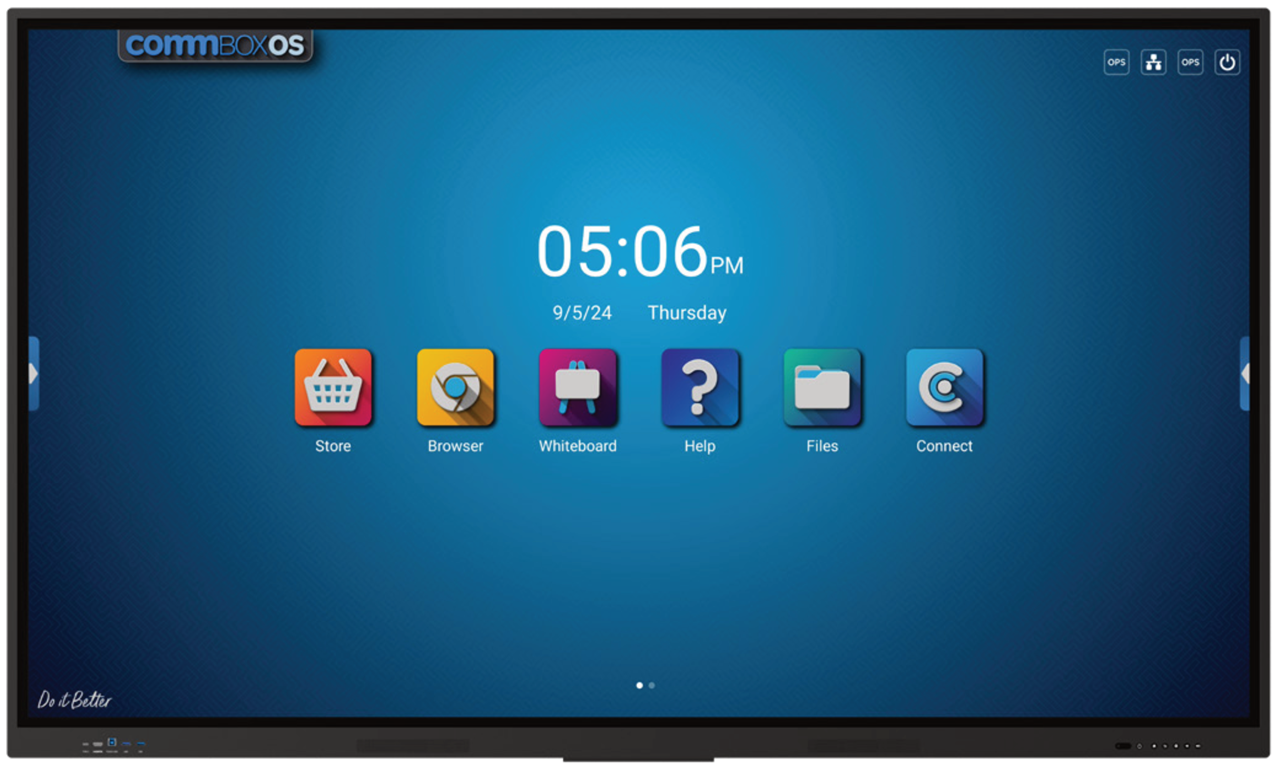 CommBox Interactive Atom 75" 4K Touchscreen