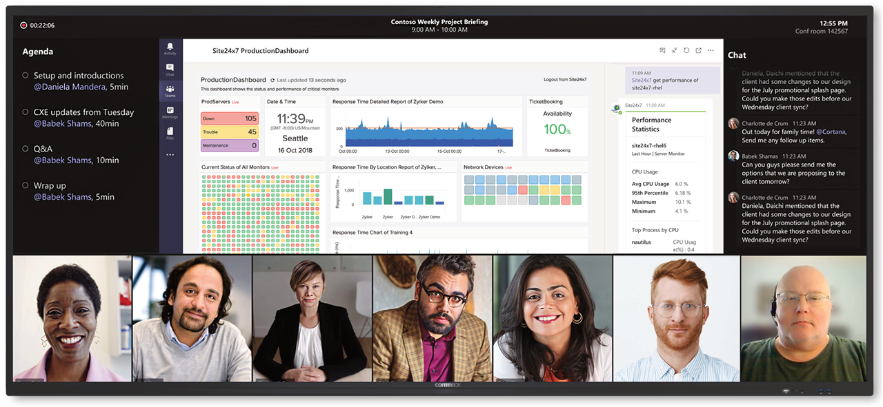 CommBox Horizon 92" 21:9 Premium Touchscreen