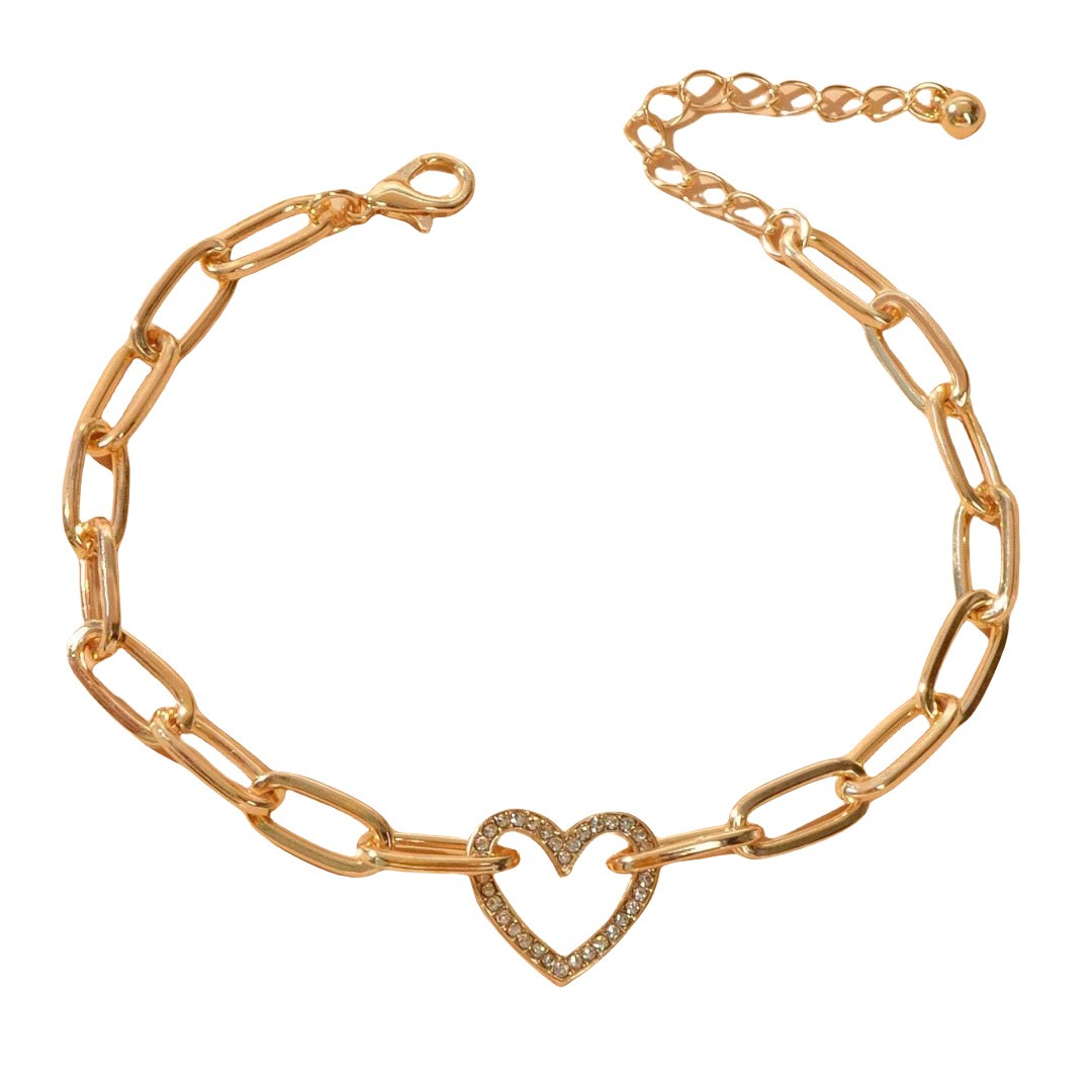 Love Pendant Clip Bracelet Street Women