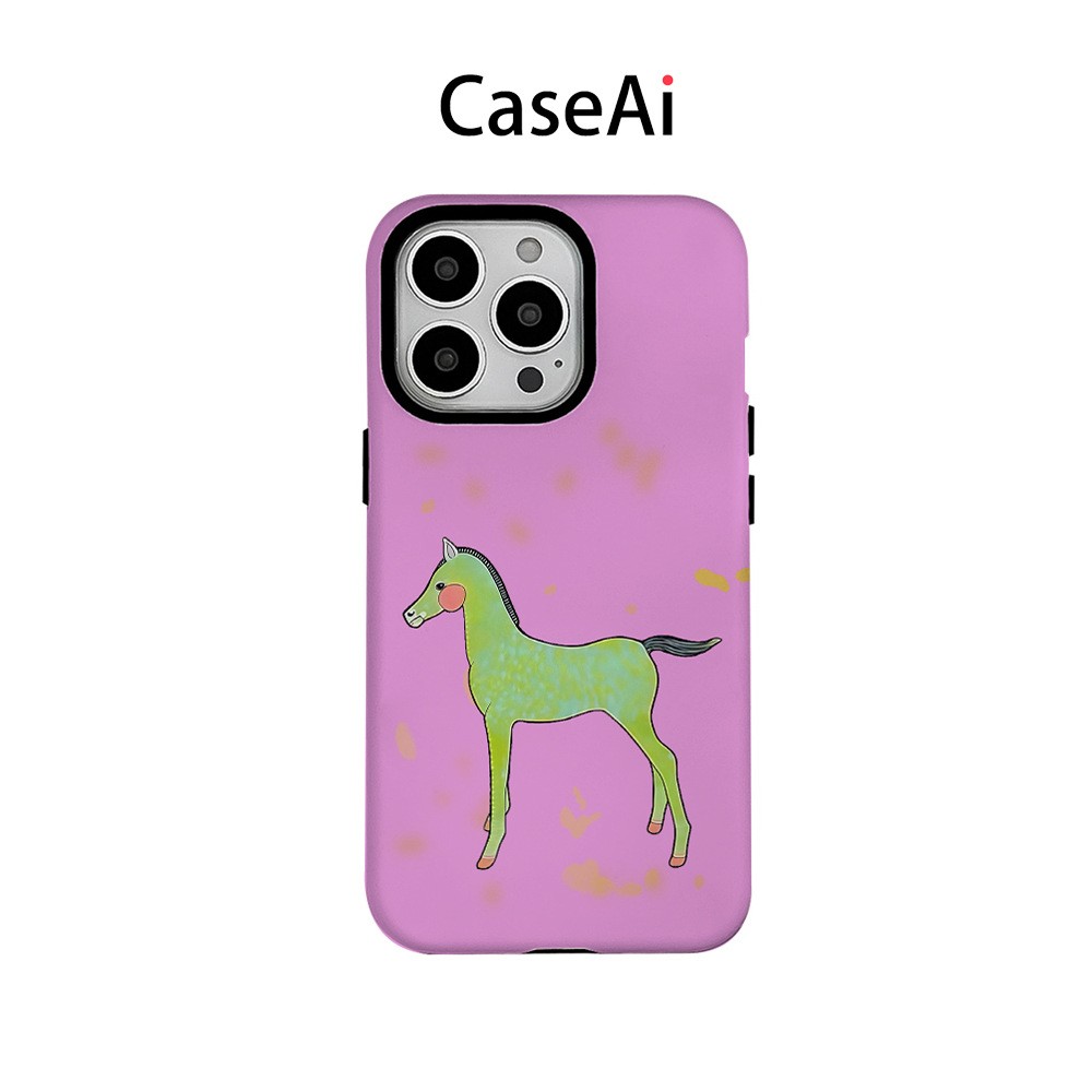 Creative Cartoon Printed 2-in-1 Phone Case