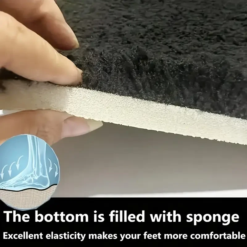 3pcs Bathroom Floor Mat Set