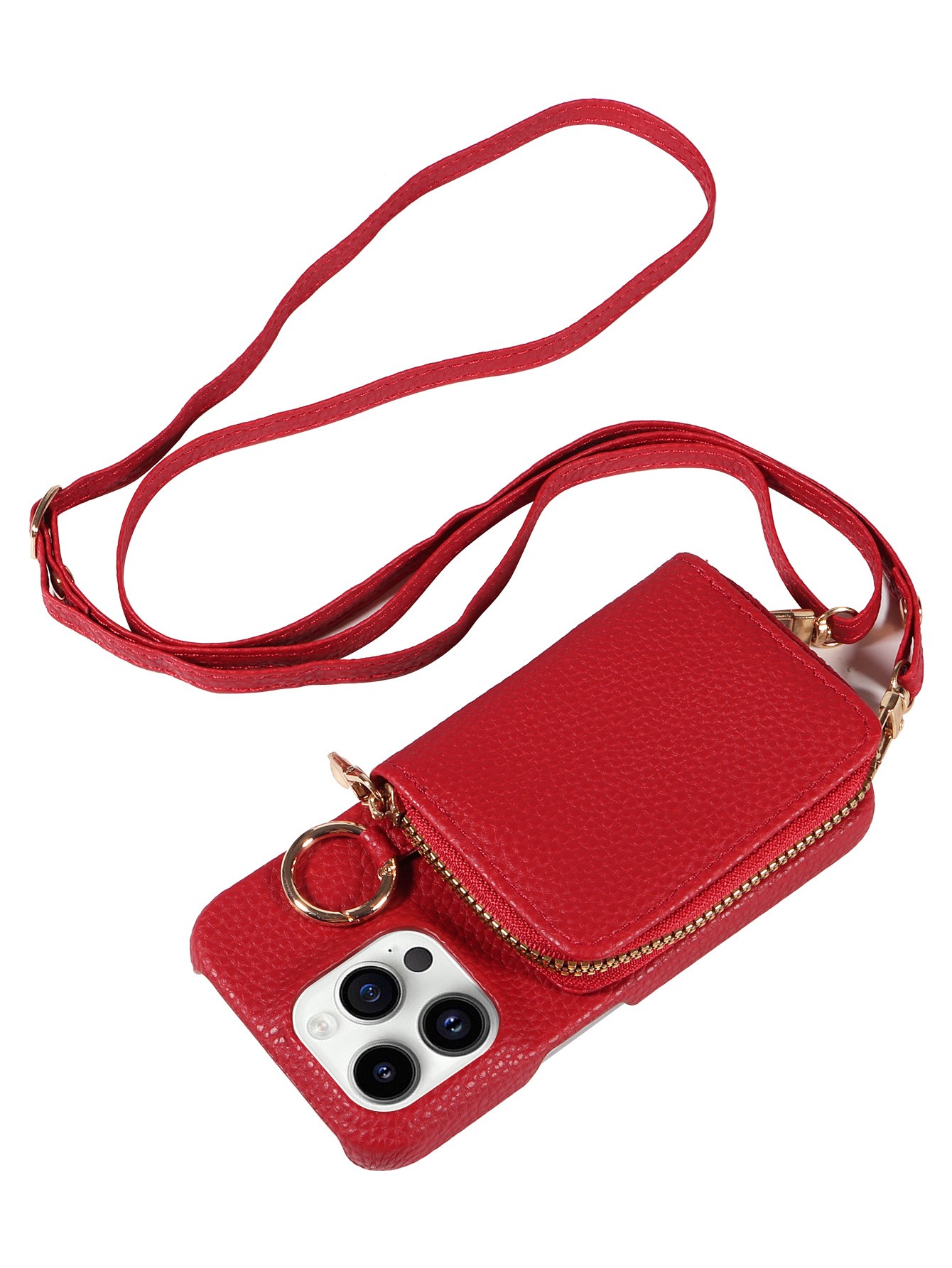 16promax Mobile Phone Leather Case Crossbody Organ