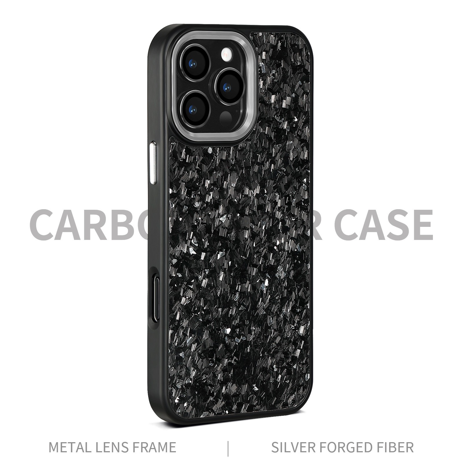 New Metal Frame Carbon Fiber Phone Shell