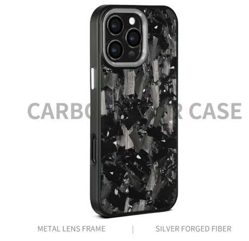 Metal Frame Forged Large Grain Phone Case
