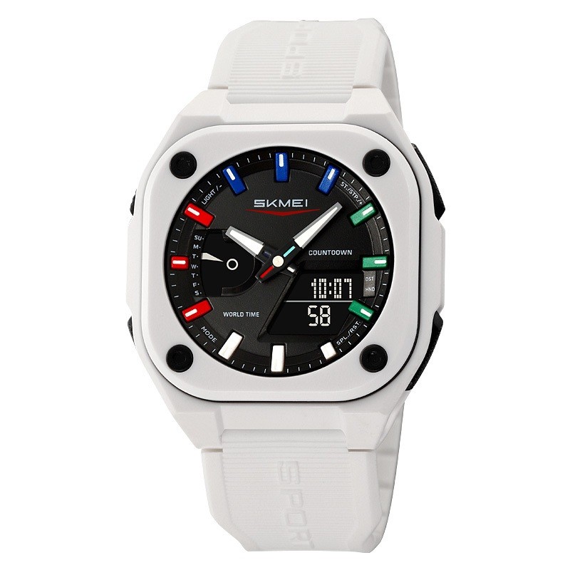 Double Inserts Luminous Waterproof Multifunctional Electronic Watch Outdoor