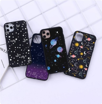 Creative Cartoon Planet Stars Phone Case