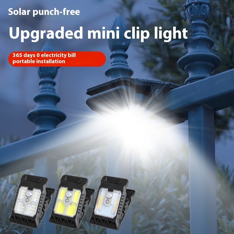 Solar Clip Light With Motion Sensor
