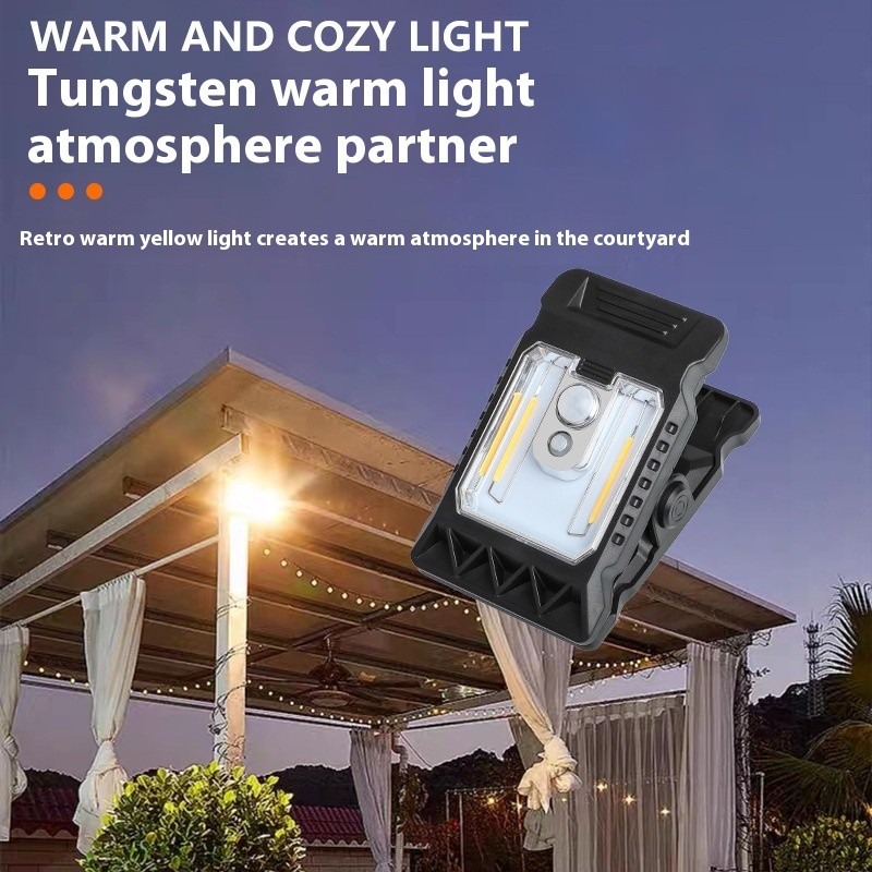 Solar Clip Light With Motion Sensor