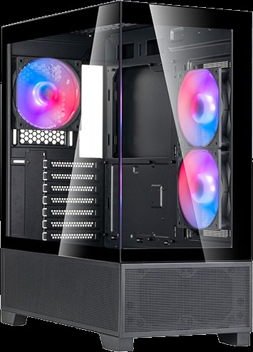 SilverStone LD05 ATX Black Mid Tower Case